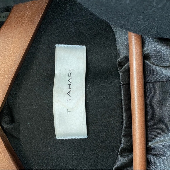 T Tahari | Women’s Belted Trench Coat (Wool Blend) - Picture 4 of 5